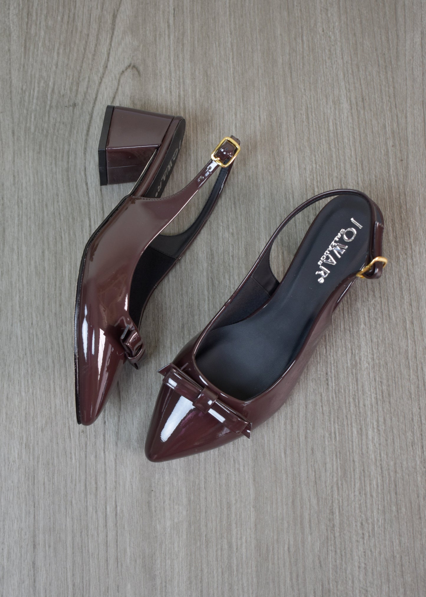 Stilettos SIDNEY chocolate 5C