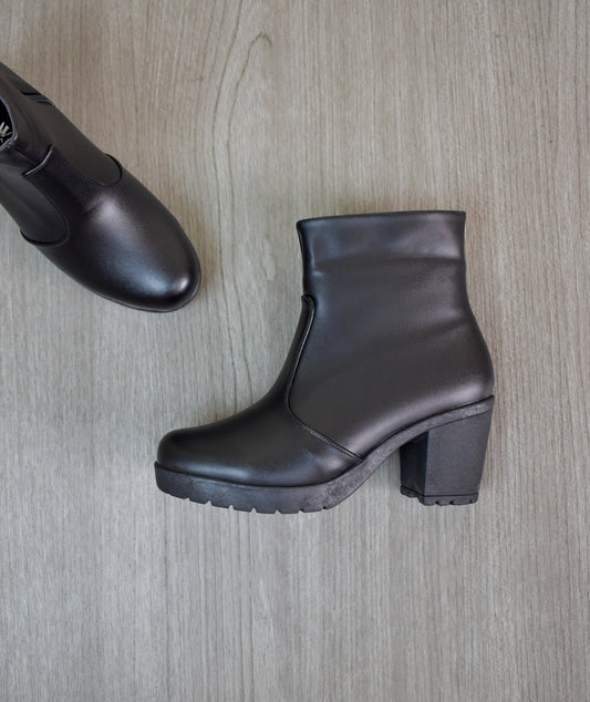 LILY Boots negro Taco 5