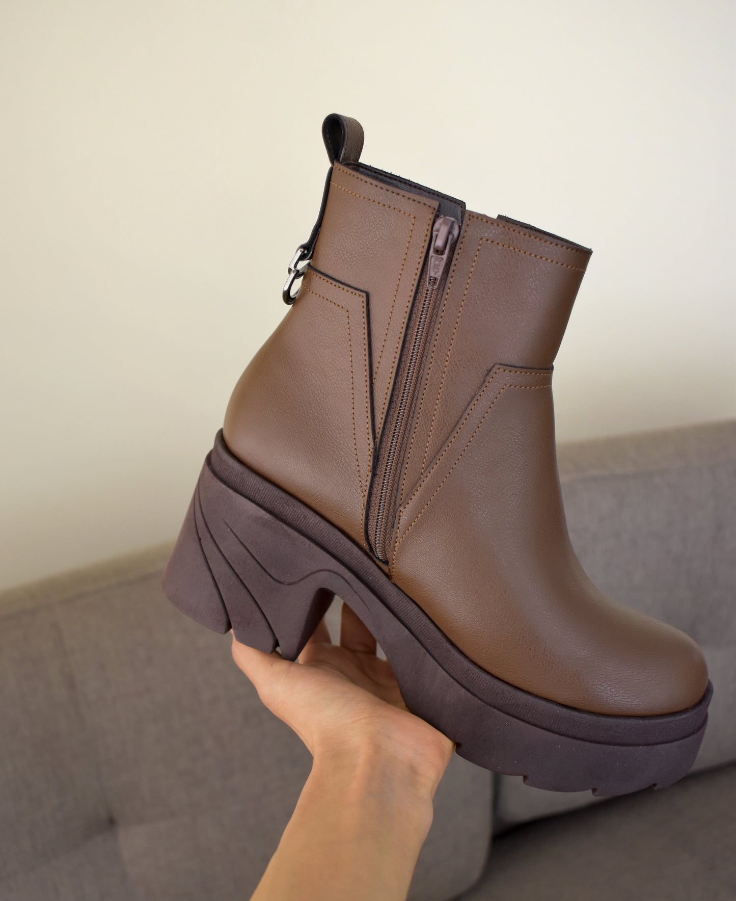 LUNA BOOTS chocolate