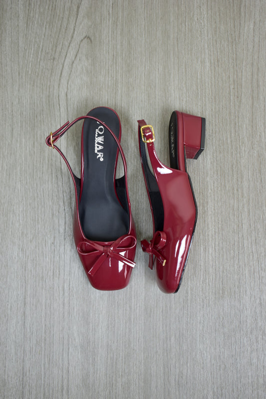 Stilettos RACHEL square vino Taco 3C