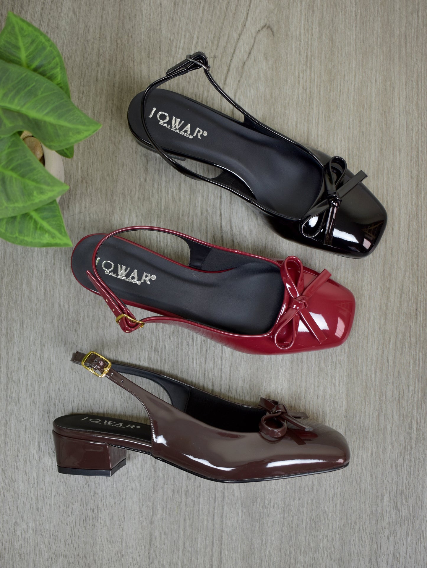 Stilettos RACHEL square vino Taco 3C