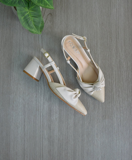 Stilettos ISABELLA hueso Taco 5C