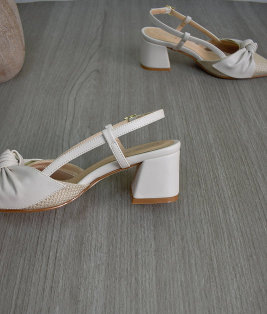 Stilettos ISABELLA hueso Taco 5C