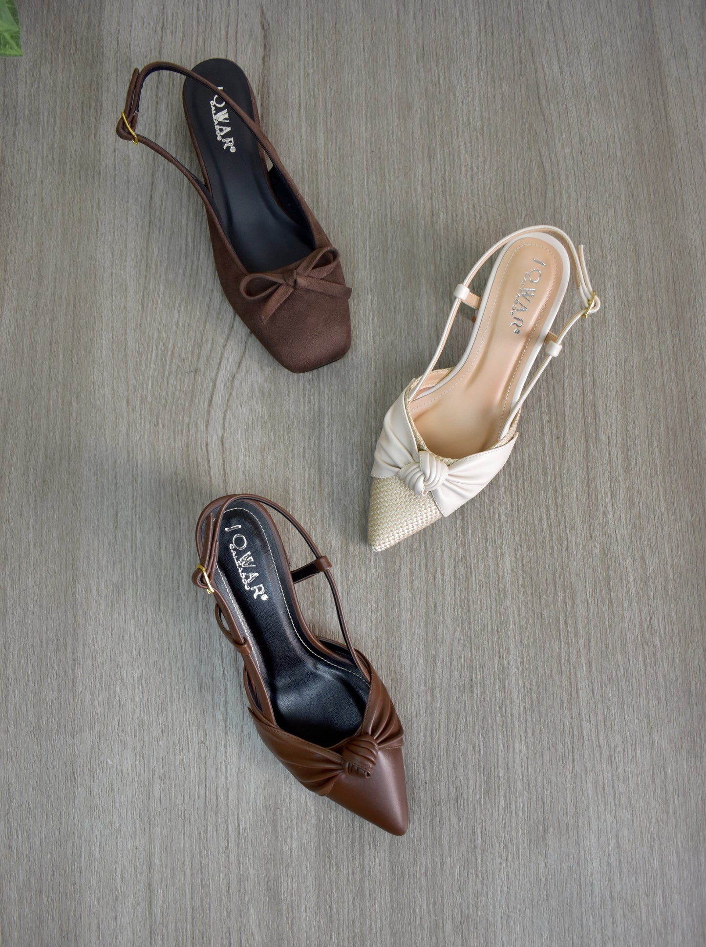 Stilettos RACHEL Square Sueder chocolate