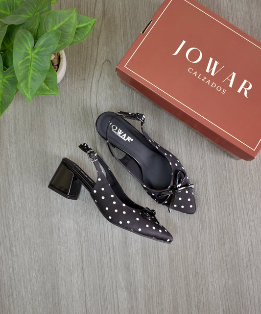 Stilettos RACHEL POLKA Negro Taco 5C