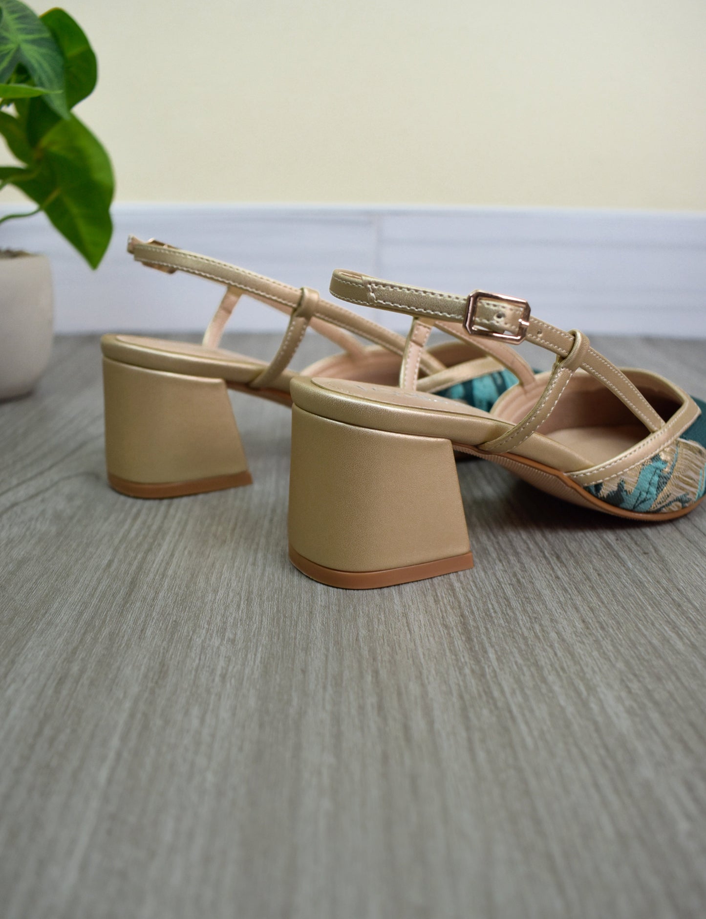 Stilettos AURORA verde oliva Taco 5C