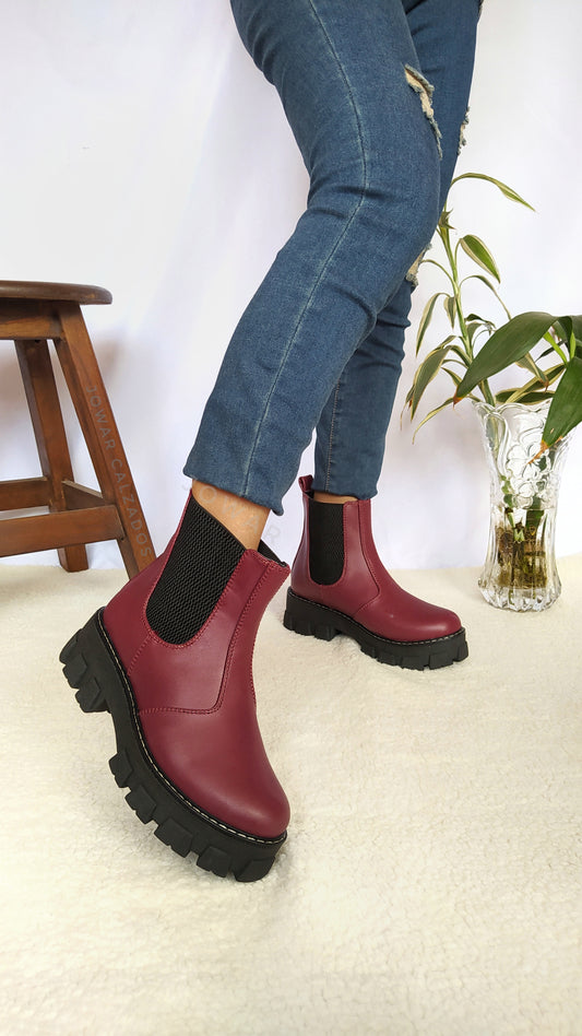 CHELSEA BOOTS vino