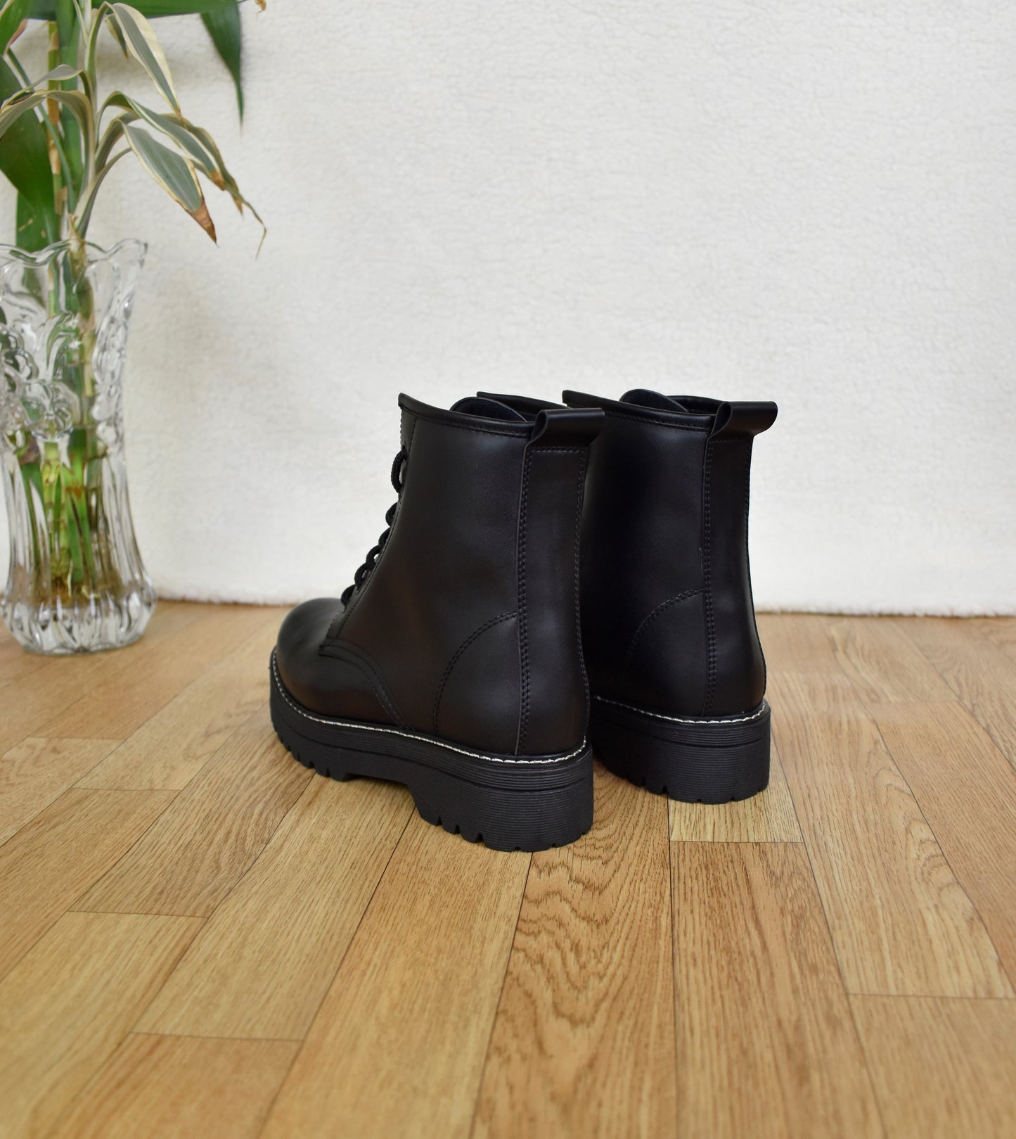 COMBAT BOOTS negro