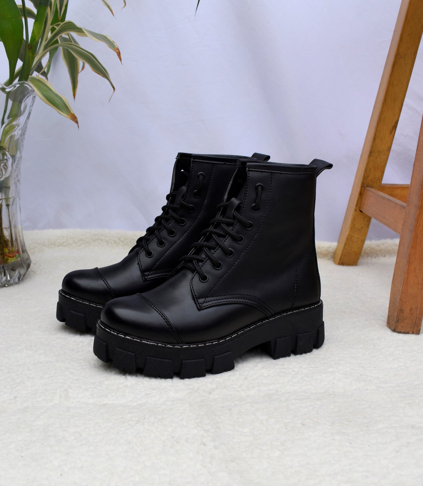 COMBAT Boots LINE negro